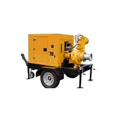 Silný samonasávací přívěs s mobilním čerpadlem